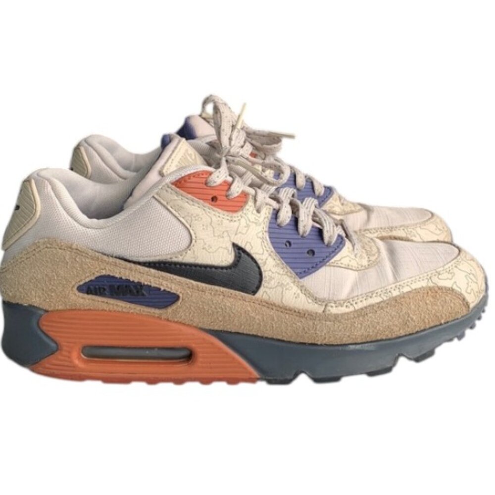 Nike Air Max 90 NRG Camowabb Men's 9.5 Desert Sand Multicolor Athletic Sneakers